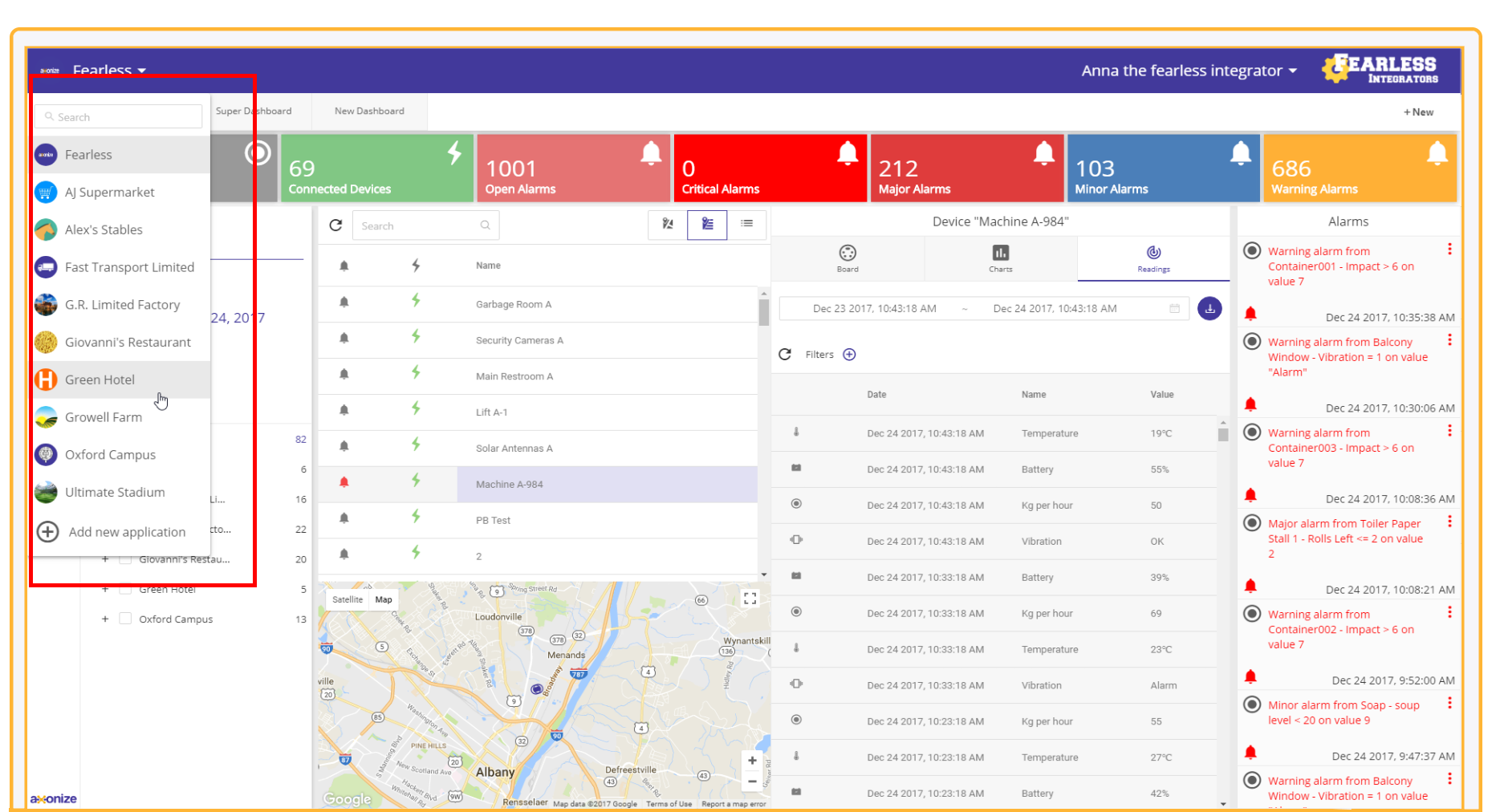 IoT Platform Highlights - Dashboard Editing